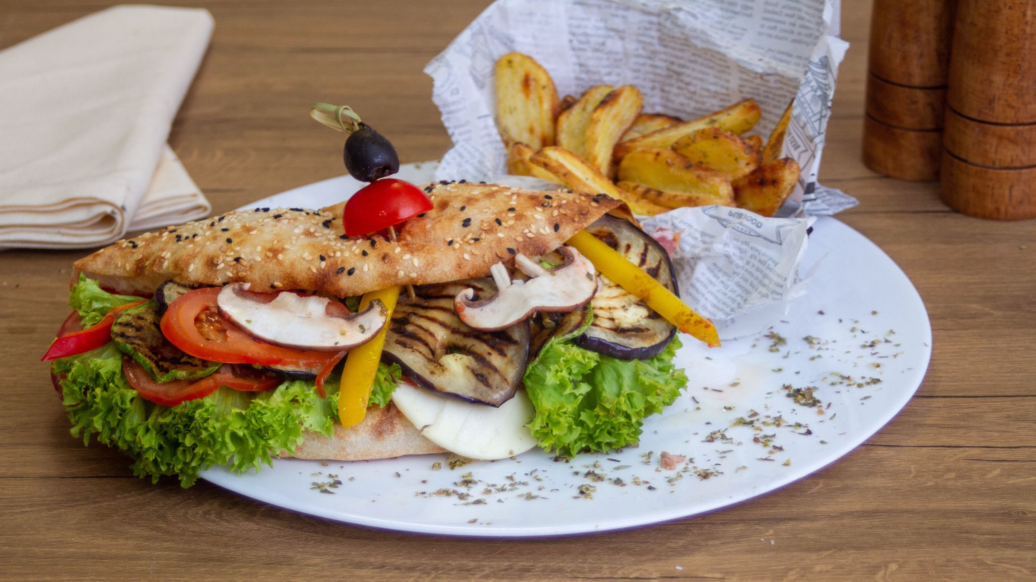 Panuozzo Vegetariano